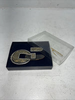 New Women’s Montana Silversmiths 3/4in 5 Bead Buckle Set. 8910 A-75