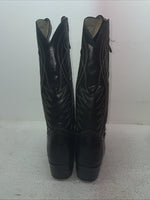 New Youth Black Brock Cowboy Boots. 1920 6.5 6 1/2 E E. 2-145