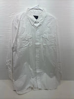 New Men’s Panhandle Slim White Long Sleeve Button Up 18 2XL F-59