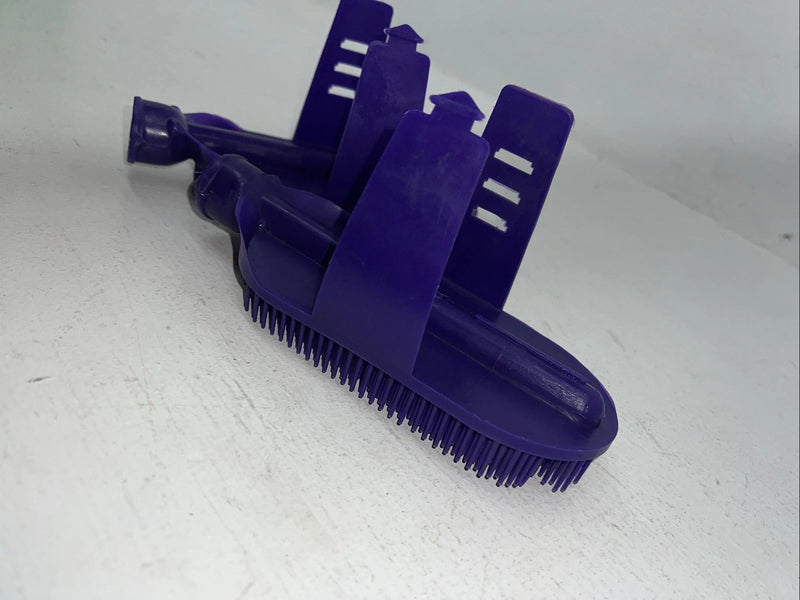 New Purple Hose Hook Up Horse Bath Brush Set Of 2 F-501