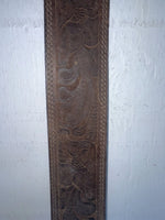 New Brown Genuine Leather Tooled 28” Belt #25000 JJ-107
