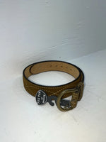 New Green Genuine Leather Tex Tan Stitched 30” Belt #7160 Z-173