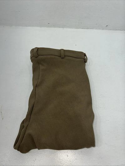 New Women’s Brown Sport Riders Classic Knee Patch Breeches. 34 R 041565 D-89