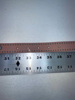 New Pink Genuine Leather Nocona Silver Bling 34” Belt #N1344999 Z-89