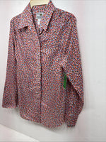 New Women’s Dickson Jenkins Multicolor Long Sleeve Pearl Snap Size 36 LL-73