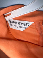 New Women’s Coral Permanent Press Long Sleeve Shirt 3B-29