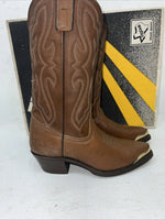 New Women’s Brown Texas Cowboy Boots. 7631 6.5 6 1/2 EE. 19-59