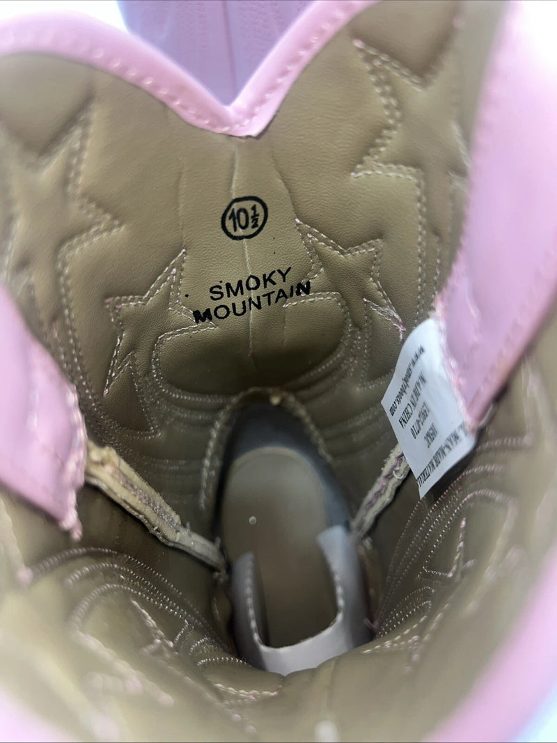 New Children’s Pink Smoky Mountain Cowboy Boots. 1058JC  10.5 10 1/2. 24-50