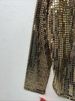 New Women’s 1849 Authentic Ranchwear Gold Show Shirt Large RR-13