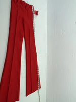 New Vintage Red Western Heritage Polyester Pants #G31 ZZ-52