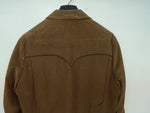 New Men’s Brown Pioneer Wear Long Sleeve Button Up Coat L 3B-120