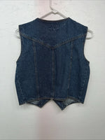 New ELY Outerwear Children’s Denim Button Up Tank Large #141104 3C-52