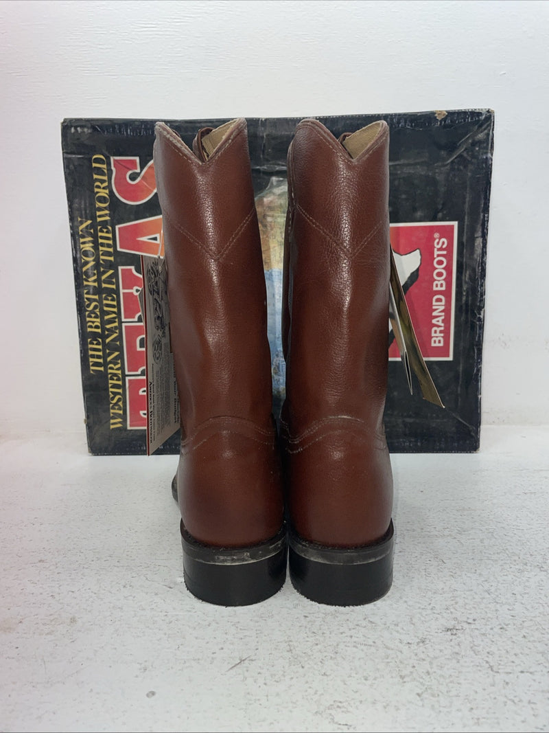 New Men’s Brown Texas Brand Cowboy Boots. 8964 8.5 8 1/2 D. 4-112