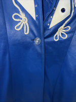 New Women’s 1849 Authentic Ranchwear Blue Western Show Jacket L UU-65