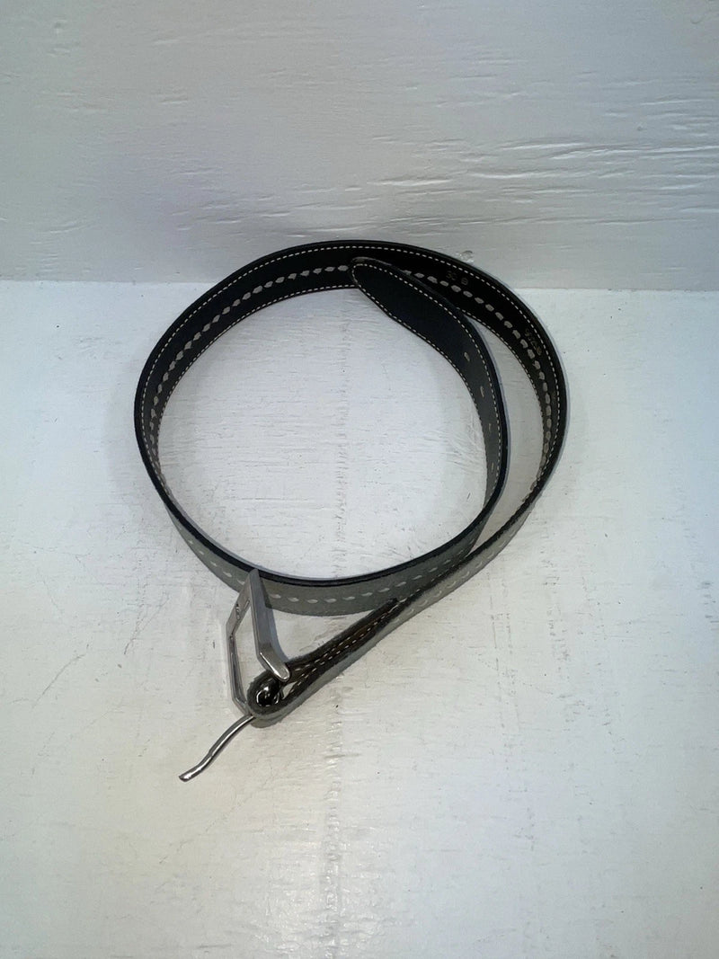 New Blue Genuine Leather Weaved 360 Belt #952 JJ-83