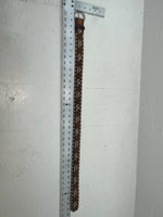 New Brown Genuine Leather Tooled And Weaved 30” Belt #18071 NN-24