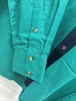 New Men’s San Angelo Multicolor Long Sleeve Button Up Large CC-35