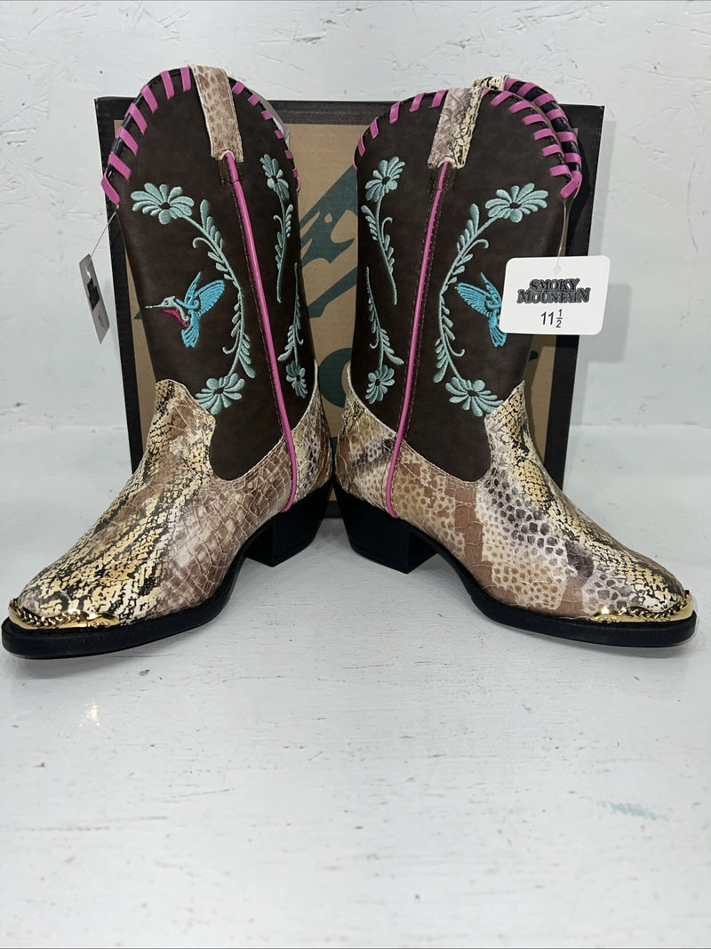 New Children’s Brown Smokey Mountain Cowboy Boots. 1087C 11.5 11 1/2. 24-110