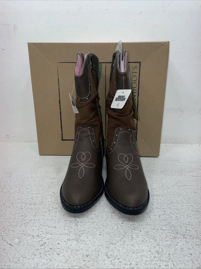 New Kids Brown Smoky Mountain Cowboy Boots. 1122 C 1.5 1 1/2. 23-122