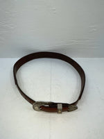 New Brown Genuine Leather Weaved 34” Belt #6520 JJ-67