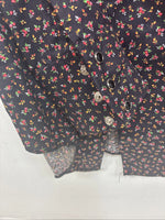 New Women’s Dickson Jenkins Floral Long Sleeve Pearl Snap Size 34 MM-104