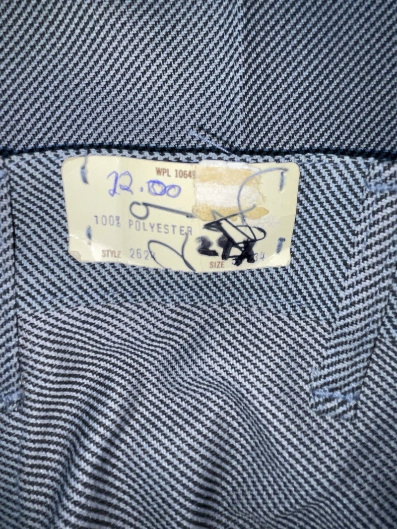 New Vintage Gray Speckled Polyester Pants #2624 SS-75