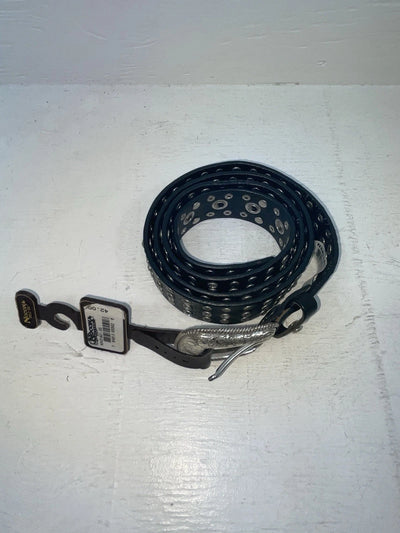 New Black Genuine Leather Nocona Silver Bling XXL Belt #N3431901 NN-119