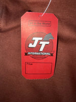New Vintage Orange J T International Polyester Pants #23141 SS-86