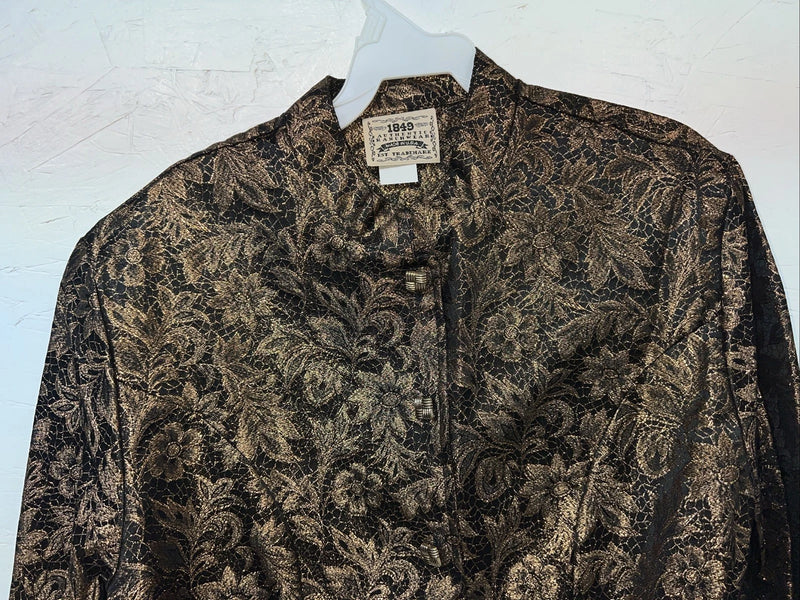 New Women’s Gold 1849 Authentic Ranchwear Western Show Jacket L #2750 UU-50