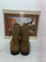 New Men’s Brown Lace Up Acme Cowboy Boots. 5732 8.5 8 1/2 E W. 3-127