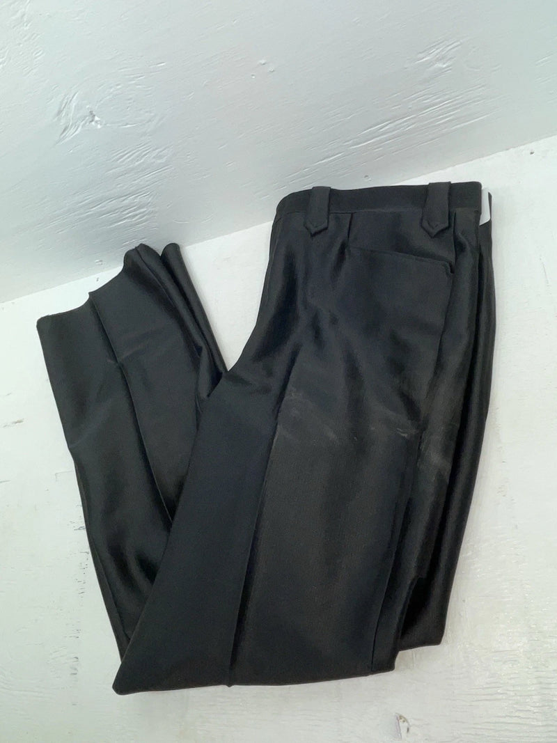 New Vintage Black Circle S Polyester Pants #CP5091 NN-169