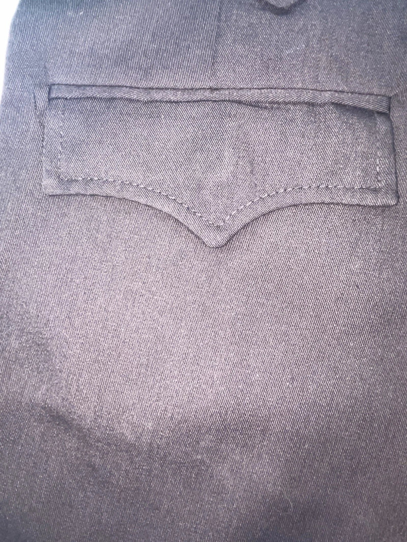 New Vintage Brown Circle S Polyester Pants #CP6729 SS-28