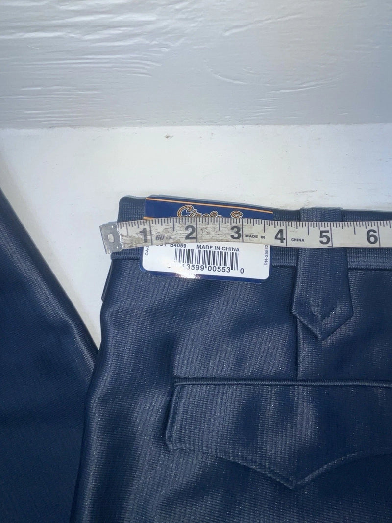 New Vintage Blue Circle S Polyester Pants #CP5091 OO-15