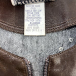 New Women’s Brown 1849 Authentic Ranchwear Leather Show Vest XL WW-53