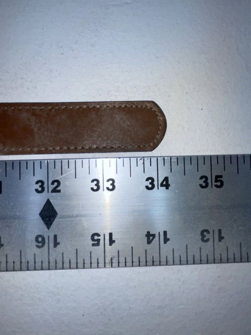 New Brown Genuine Leather Acme Pendant 28” Belt #4642/28 Z-48