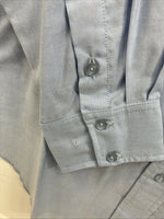 New Men’s H Bar C Blue Jean Long Sleeve Button Up 16 Large V-31