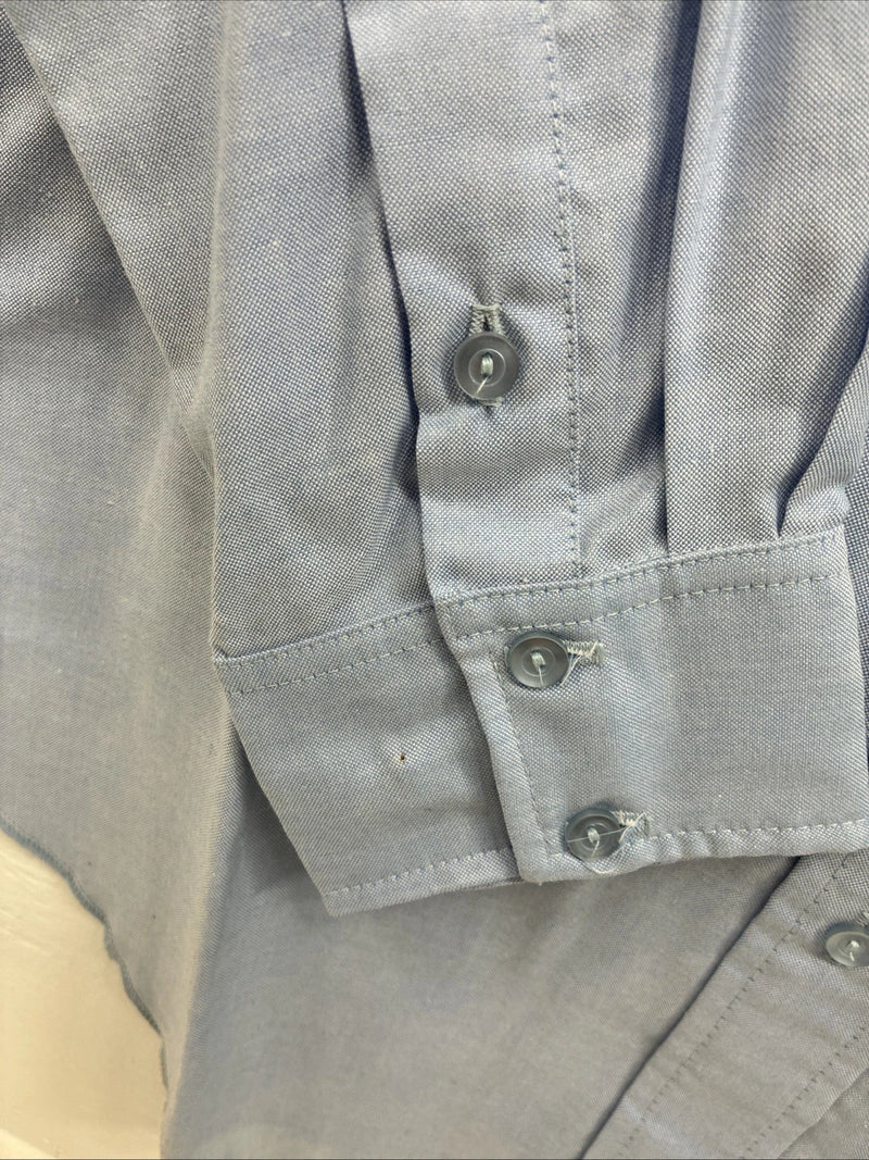 New Men’s H Bar C Blue Jean Long Sleeve Button Up 16 Large V-31