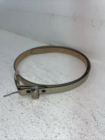 New Cream Genuine Leather Fish Scale 35” Belt Z-34