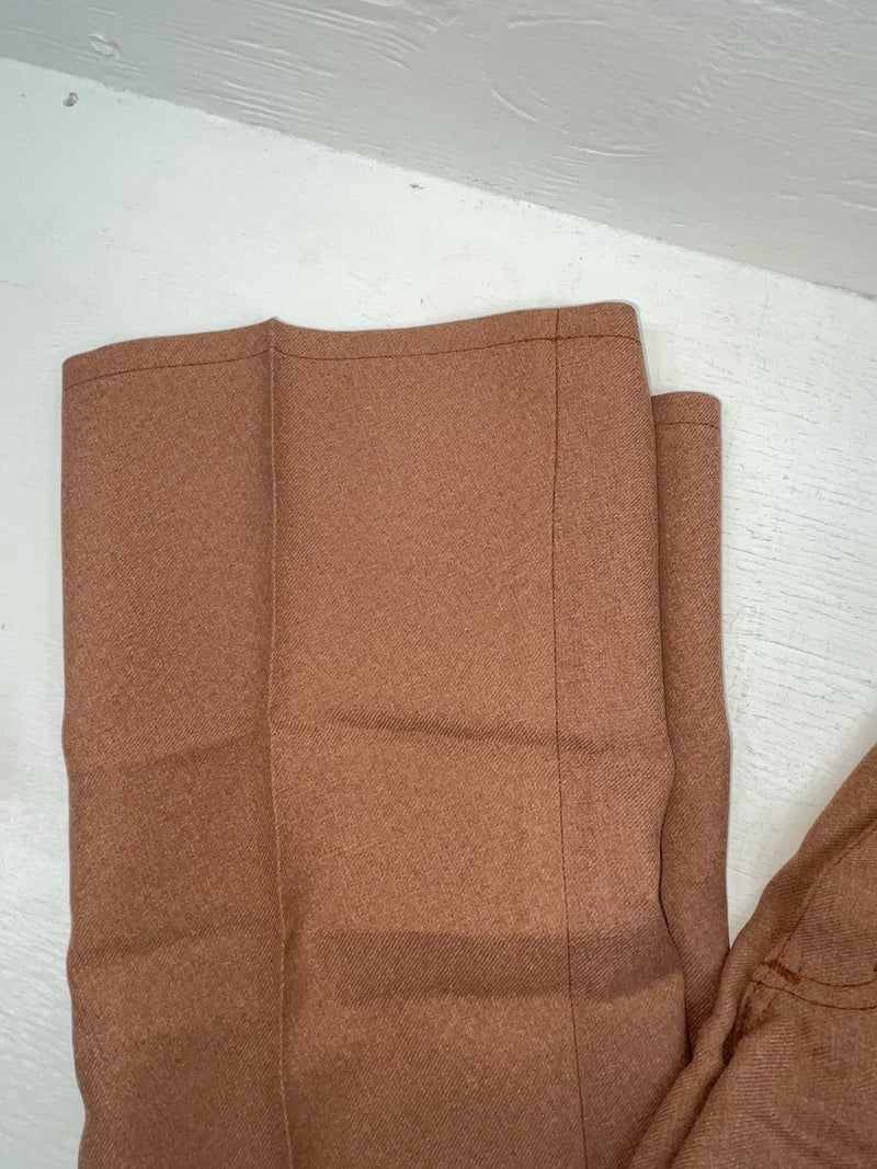 New Vintage Orange Lee Polyester Pants #2032624 OO-75