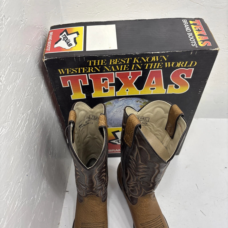 New Brown Texas Boots 8.5  3-12