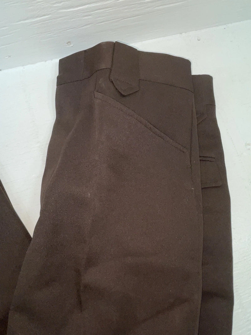 New Vintage Brown Circle S Polyester Pants #05003921 ZZ-31