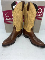 New Women’s Brown Capezio Cowboy Boots. L 224 6.5 6 1/2 M. 19-81