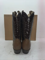 New Men’s Brown Texas Brand Cowboy Boots. 508201 10.5 10 1/2 D. 7-90