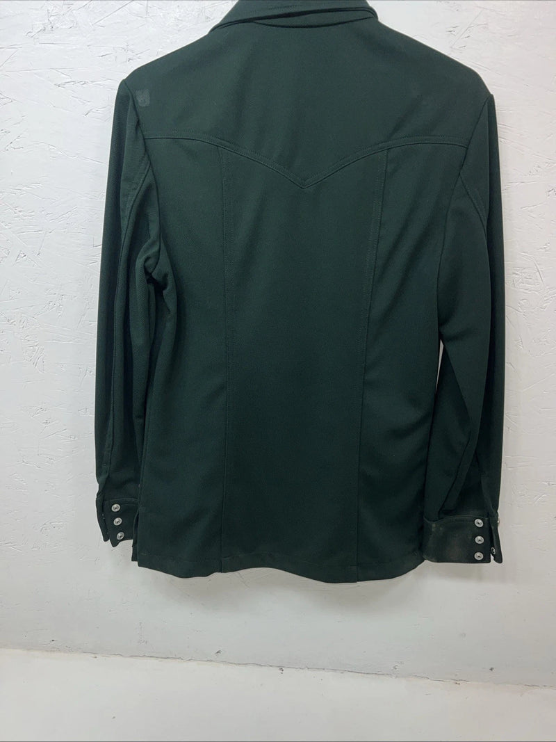 New Women’s Green Lee Long Sleeve Button Up Shirt ML #13935 UU-46