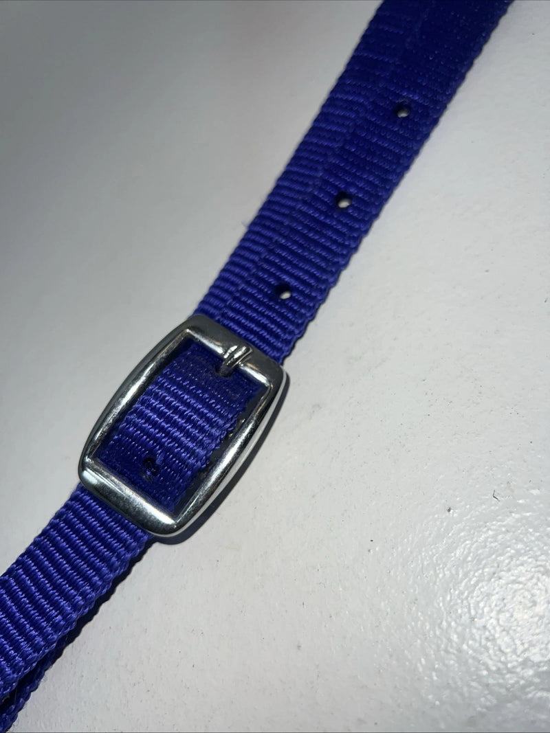 New Tough 1 Blue Nylon Web Noseband Tie down #53-9043 3C-18