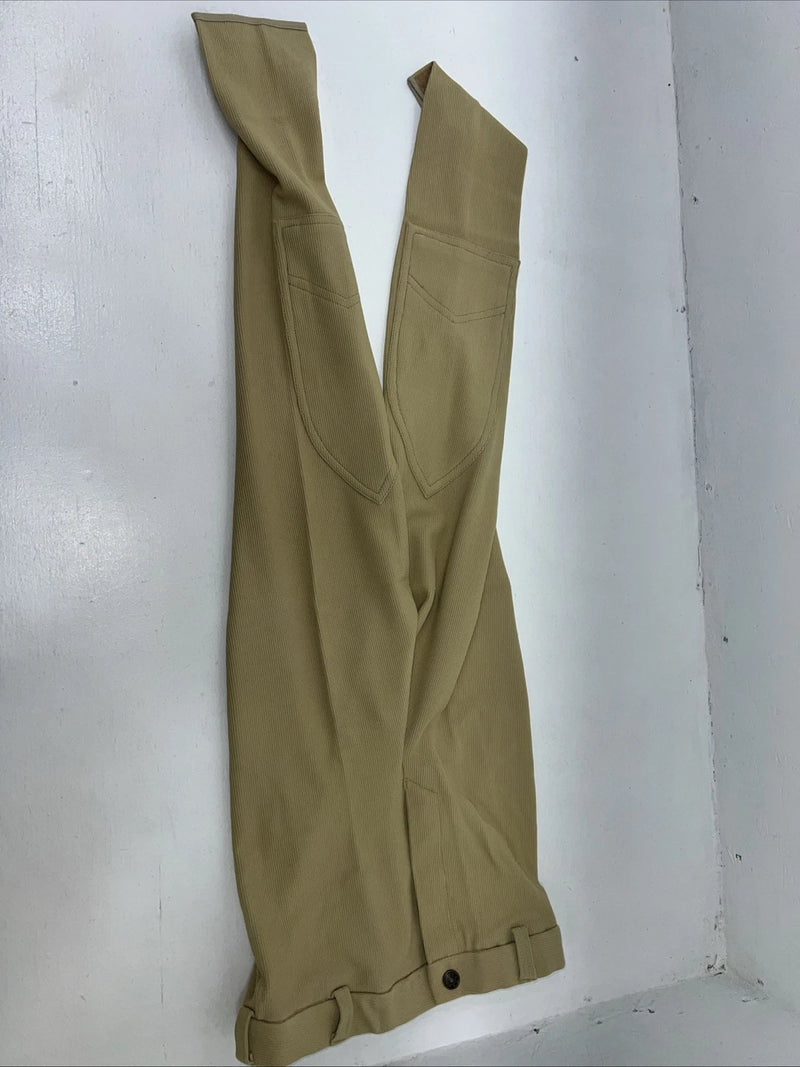Now Women’s ABETTA Tan English Breeches w Knee Patch. 24 L C-37