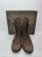 New Men’s Brown Lace Up Laredo Cowboy Boots. 1225 8 E E. 1-85
