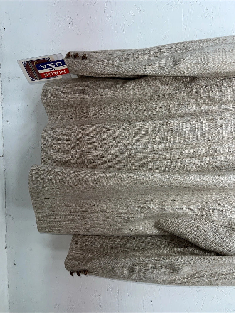 New Men’s Pioneer Wear Tan Suit Jacket 42 #12558 Y-604