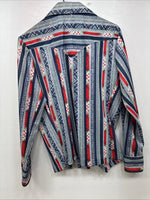 New Women’s Panhandle Slim Multicolor Design Long Sleeve Pearl Snap 36 MM-89