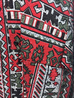 New Men’s GunSmoke Red Designed Long Sleeve Button Up Medium V-94